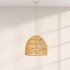 Lampadario in Rattan - Lampada a Sospensione stile Boho Bali - 60cm - Hoa image 7