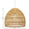 Lampadario in Rattan - Lampada a Sospensione stile Boho Bali - 60cm - Hoa image 7
