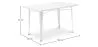 Pack Tavolo da pranzo e 4 sedie da pranzo con braccioli Design industriale - Nuova edizione - Bistrot Stylix image 7