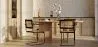 Sedia da pranzo con braccioli - Vintage - Legno e rattan - Bastral image 7