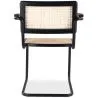 Sedia da pranzo con braccioli - Vintage - Legno e rattan - Bastral image 7