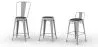 Pacco di 4 cuscini magnetici per sgabello - similpelle - Stylix image 7
