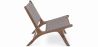Poltrona da Salotto - Design Boho Bali - Legno e Pelle - Recia image 7