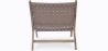 Poltrona da Salotto - Design Boho Bali - Legno e Pelle - Recia image 7
