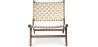 Poltrona da Salotto - Poltrona Artigianale Design Boho Bali - Legno e Corda - Recia image 7