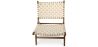 Poltrona da Salotto - Poltrona Artigianale Design Boho Bali - Legno e Corda - Recia image 7