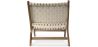 Poltrona da Salotto - Poltrona Artigianale Design Boho Bali - Legno e Corda - Recia image 7
