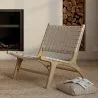 Poltrona da Salotto - Poltrona Artigianale Design Boho Bali - Legno e Corda - Recia image 7