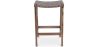 Sgabello in legno - Design Boho Bali - Pelle - Recia image 7