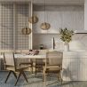 Sedia da pranzo in legno - Boho Bali Design - Breya image 7