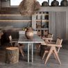 Sedia da pranzo in legno - Boho Bali Design - Breya image 7
