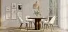 Sedia da pranzo - Rivestita in tessuto bouclé - scandinavo - Evelyne image 7