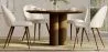 Sedia da pranzo - Rivestita in tessuto bouclé - scandinavo - Evelyne image 7