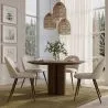 Sedia da pranzo - Rivestita in tessuto bouclé - scandinavo - Evelyne image 7