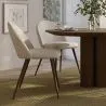 Sedia da pranzo - Rivestita in tessuto bouclé - scandinavo - Evelyne image 7