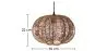 Lampada da soffitto in rattan - Lampada a sospensione stile Boho Bali - Pya image 7