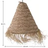 Lampada a soffitto in esparto - Lampada a sospensione stile Boho Bali - Pitse image 7