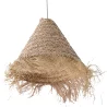 Lampada a soffitto in esparto - Lampada a sospensione stile Boho Bali - Pitse image 7