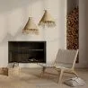 Lampada a soffitto in esparto - Lampada a sospensione stile Boho Bali - Pitse image 7