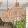 Lampada a Soffitto in Rattan - Lampada a Sospensione in stile Boho Bali - Elan image 7