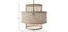Lampada da soffitto in rattan - Lampada a sospensione stile Boho Bali - Yei image 7