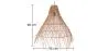 Lampada a soffitto in rattan - Lampada a sospensione in stile Boho Bali - Trui

 image 7