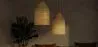 Lampada a soffitto in rattan - Lampada a sospensione in stile Boho Bali - Fai image 7
