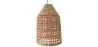 Lampada a soffitto in rattan - Lampada a sospensione in stile Boho Bali - Fai image 7