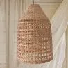Lampada a soffitto in rattan - Lampada a sospensione in stile Boho Bali - Fai image 7