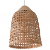 Lampada a soffitto in rattan - Lampada a sospensione in stile Boho Bali - Fai image 7