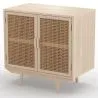 Credenza in Legno Naturale - Design Boho Bali - 2 porte - Treys image 7