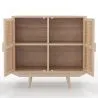 Credenza in Legno Naturale - Design Boho Bali - 2 porte - Treys image 7