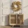 Credenza in Legno Naturale - Design Boho Bali - 2 porte - Treys image 7