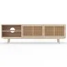 Mobile TV in Legno Naturale - Design Boho Bali - Treys image 7