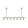 Lampadario a Sospensione Rail - 7 Faretti Dorati Orientabili - 140CM image 7