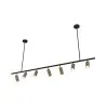 Lampadario a Sospensione Rail - 7 Faretti Dorati Orientabili - 140CM image 7