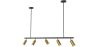 Lampadario a Sospensione Rail - 5 Faretti Dorati Orientabili - 110CM image 7
