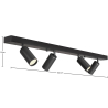 Lampadario a Sospensione Rail - 4 Faretti Orientabili - 90CM image 7