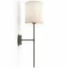 Lampada Applique da Parete - Nera con Paralume in Tela - Dena image 7