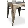 Sedia da pranzo in acciaio - Design industriale - Nuova edizione - Stylix image 7