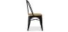 Sedia da pranzo - Design industriale - Legno e acciaio - Stylix image 7