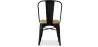 Sedia da pranzo - Design industriale - Legno e acciaio - Stylix image 7