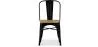 Sedia da pranzo - Design industriale - Legno e acciaio - Stylix image 7
