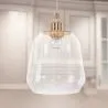 Lampada da soffitto - Lampada a sospensione - Vetro e metallo - Amaia image 7