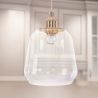 Lampada da soffitto - Lampada a sospensione - Vetro e metallo - Amaia image 7