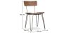 Confezione di 2 sedie da pranzo in legno - Design industriale - Hairpin image 7