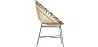 Sedia rotonda da esterno in rattan sintetico - Design Boho Bali - Elsa image 7