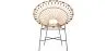 Sedia rotonda da esterno in rattan sintetico - Design Boho Bali - Elsa image 7