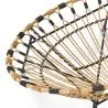 Sedia rotonda da esterno in rattan sintetico - Design Boho Bali - Elsa image 7