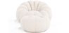 Poltrona Pouf Imbottita - Bouclé Bianco - Rubi image 7